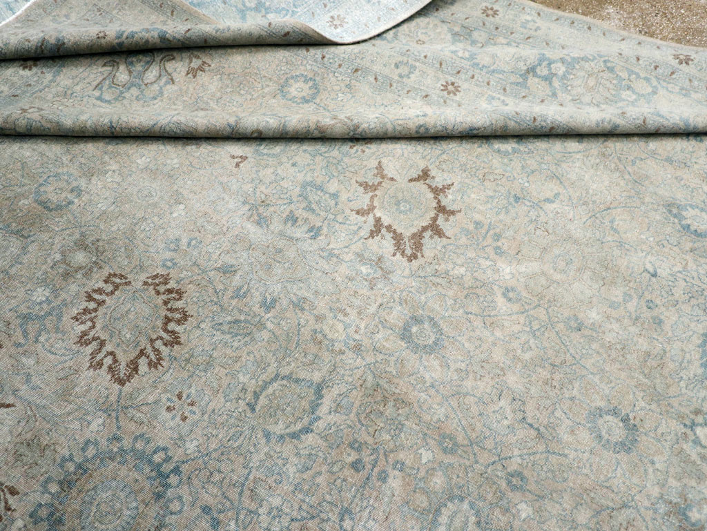 Antique Persian Tabriz Room Size Carpet, No.31210 - Gsblank