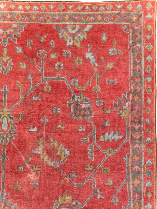 Antique Turkish Oushak Carpet, No.31212 - Gsblank
