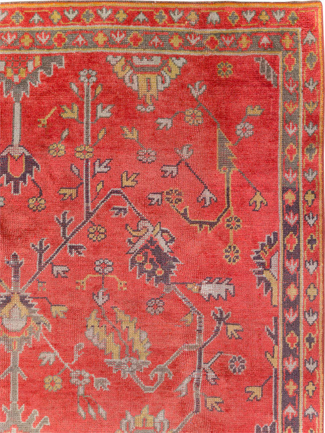 Antique Turkish Oushak Carpet, No.31212 - Gsblank