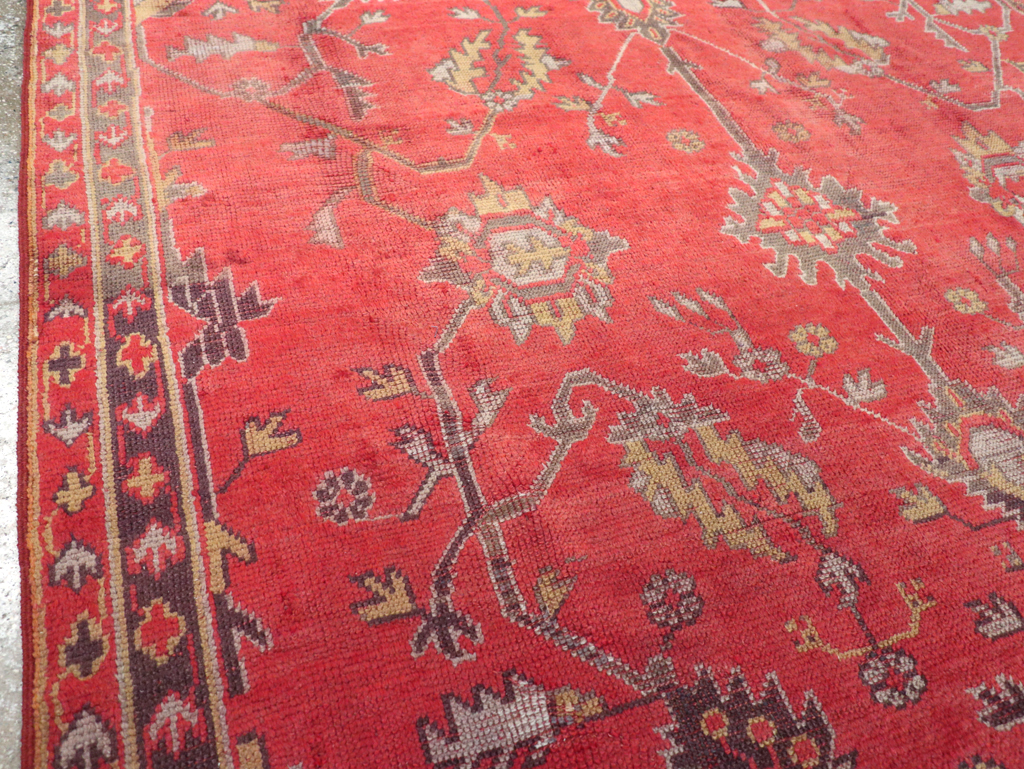Antique Turkish Oushak Carpet, No.31212 - Gsblank