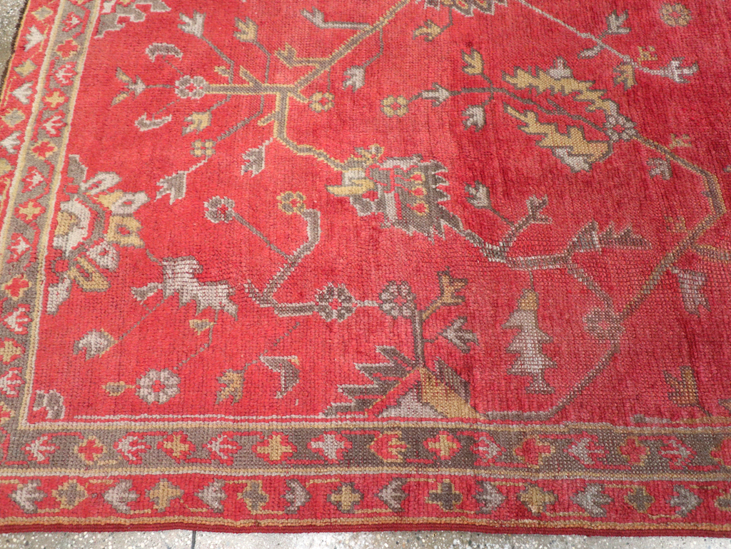 Antique Turkish Oushak Carpet, No.31212 - Gsblank