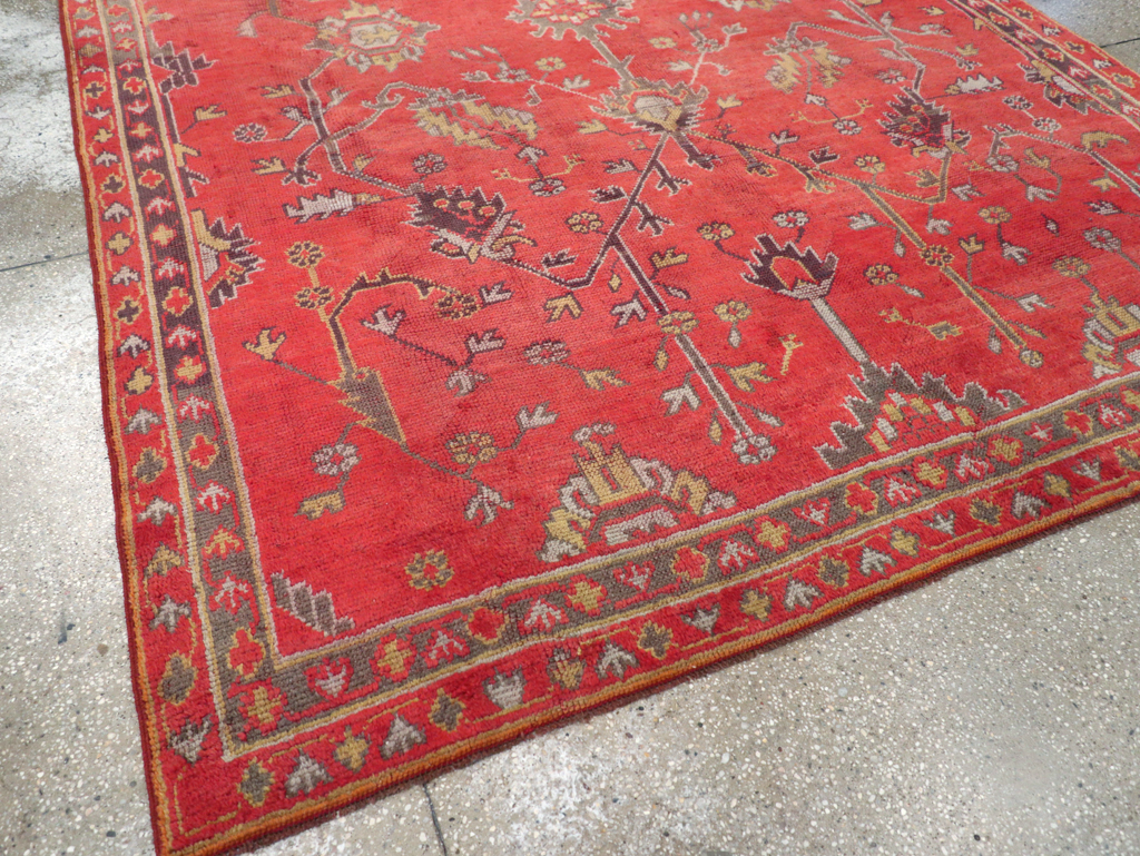 Antique Turkish Oushak Carpet, No.31212 - Gsblank