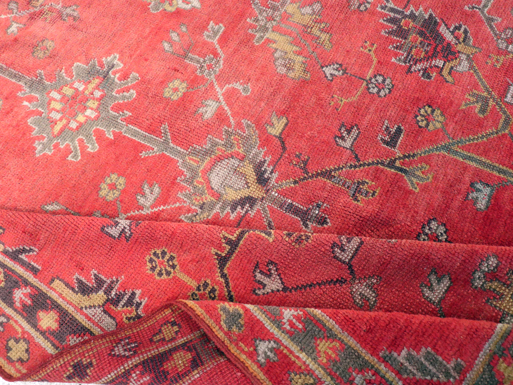 Antique Turkish Oushak Carpet, No.31212 - Gsblank