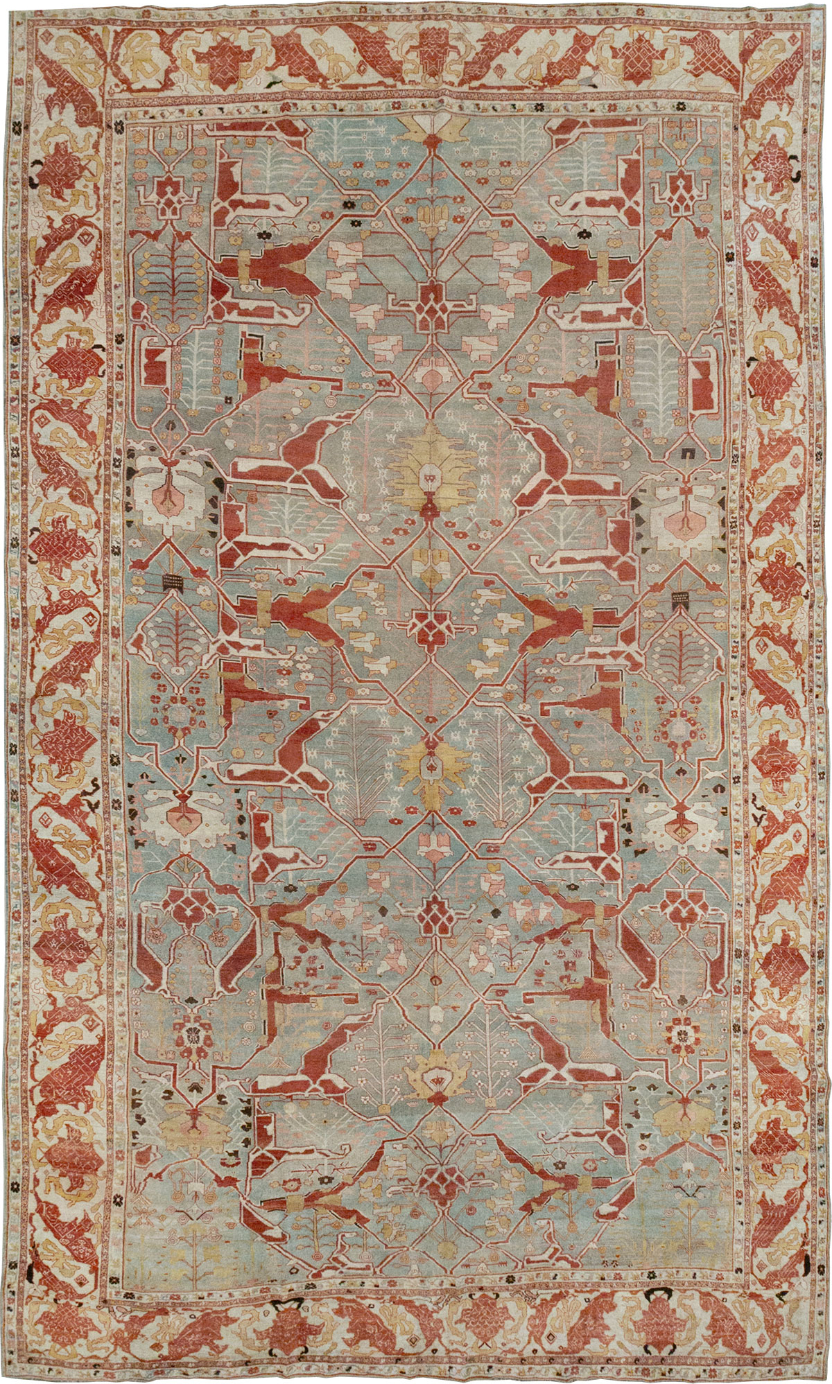Antique Persian Bidjar Oversize Carpet, No.31217 - Gsblank