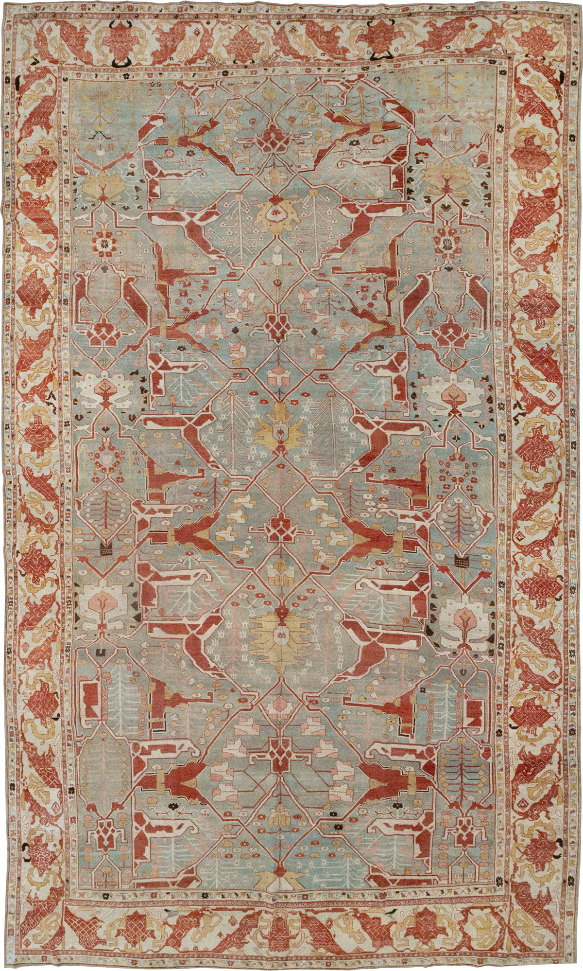 Antique Persian Bidjar Oversize Carpet, No.31217 - Gsblank