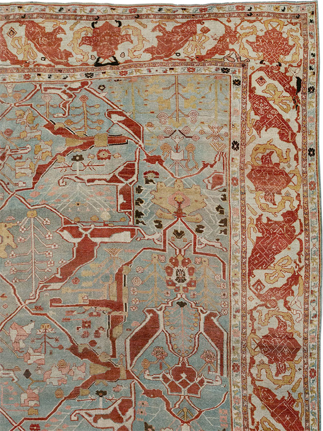 Antique Persian Bidjar Oversize Carpet, No.31217 - Gsblank