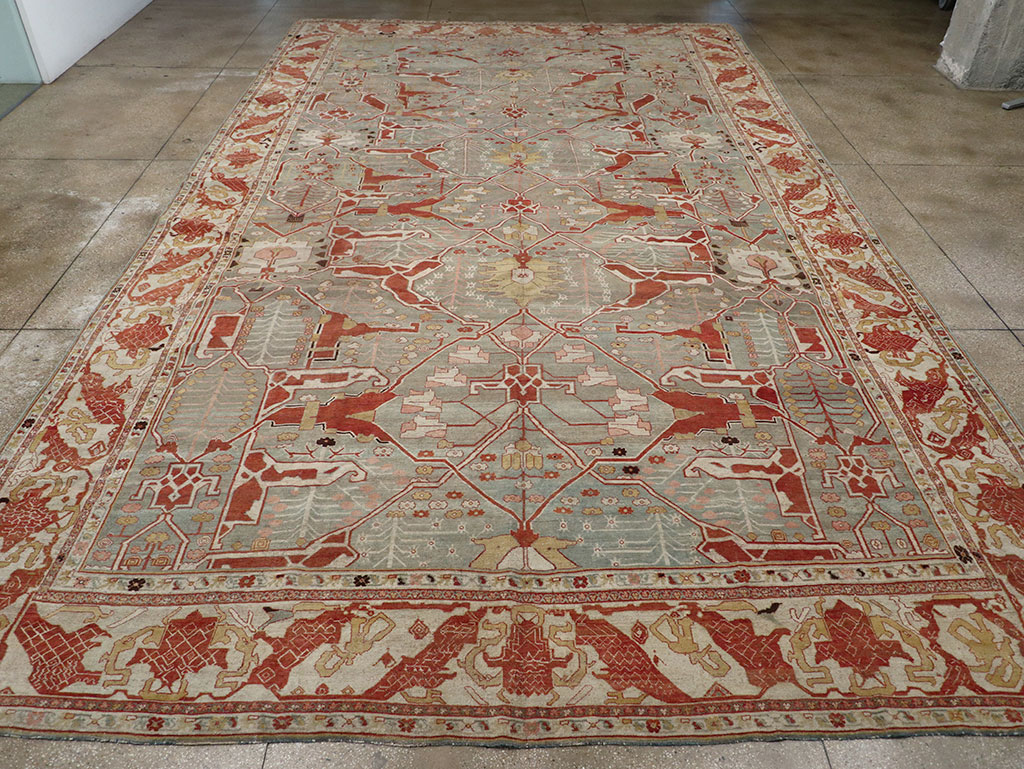 Antique Persian Bidjar Oversize Carpet, No.31217 - Gsblank