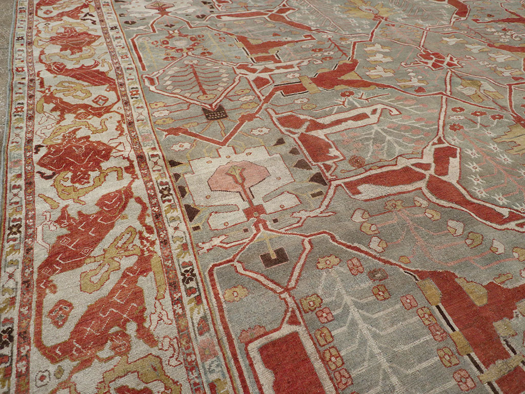 Antique Persian Bidjar Oversize Carpet, No.31217 - Gsblank