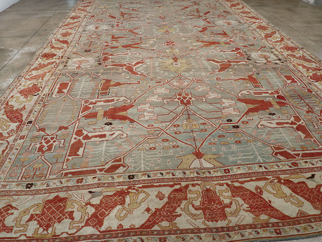 Antique Persian Bidjar Oversize Carpet, No.31217 - Gsblank