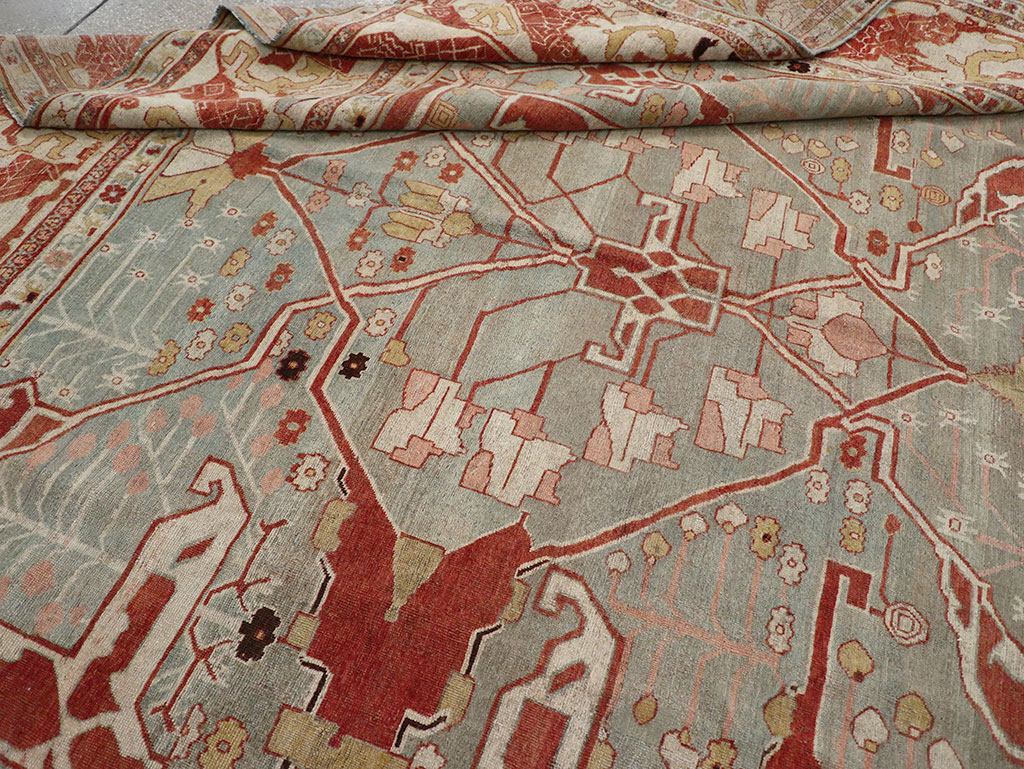 Antique Persian Bidjar Oversize Carpet, No.31217 - Gsblank