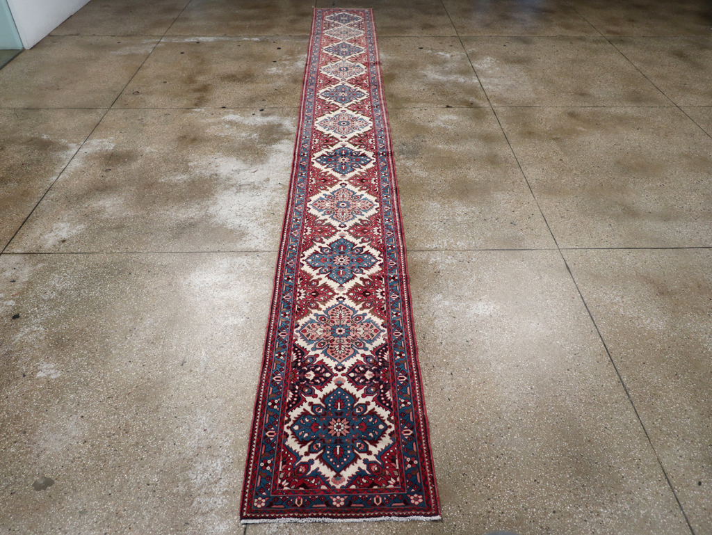 Vintage Persian Hamadan Runner, No.31224 - Gsblank