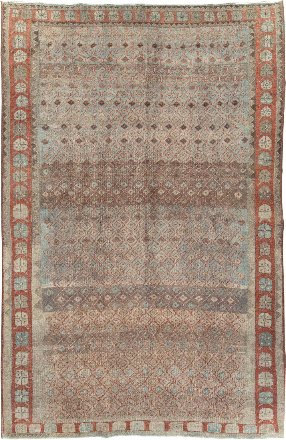 Vintage Persian Veece Accent Carpet, No.31228 - Gsblank