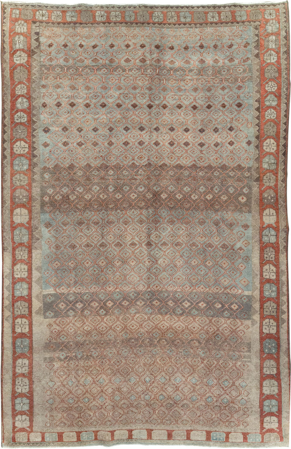 Vintage Persian Veece Accent Carpet, No.31228 - Gsblank