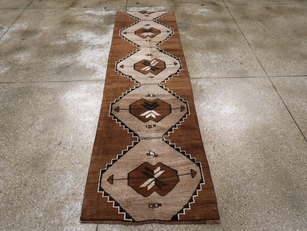 Vintage Turkish Anatolian Tribal Runner, No.31229 - Gsblank