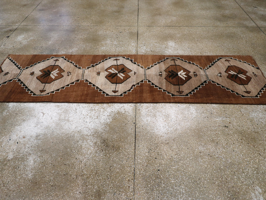 Vintage Turkish Anatolian Tribal Runner, No.31229 - Gsblank