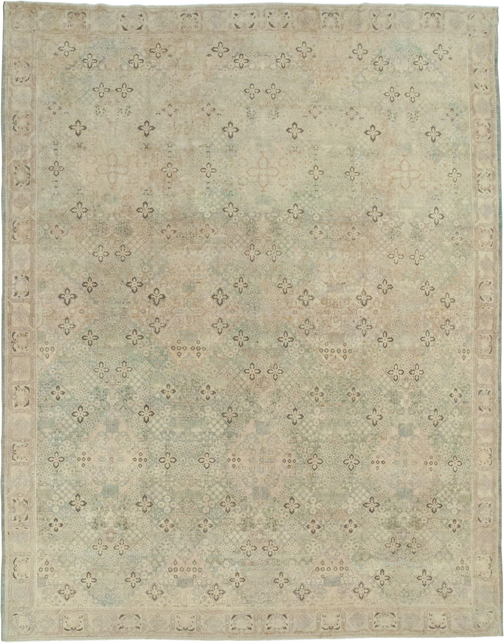 Vintage Persian Joshegan Room Size Carpet, No.31230 - Gsblank