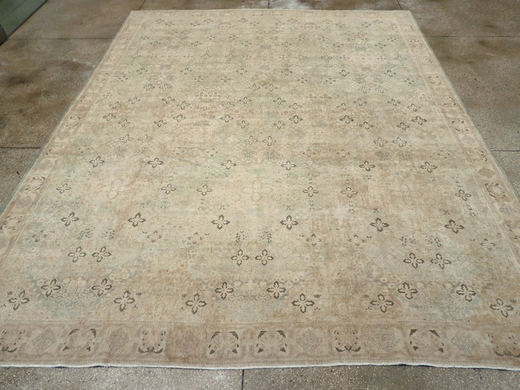 Vintage Persian Joshegan Room Size Carpet, No.31230 - Gsblank