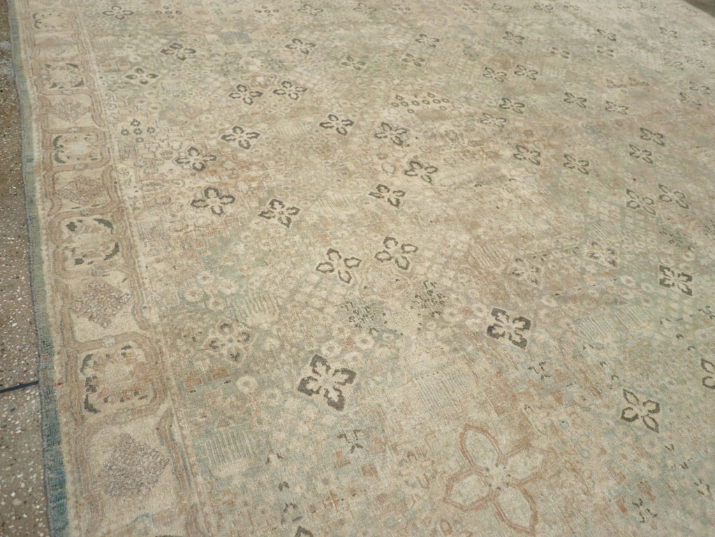 Vintage Persian Joshegan Room Size Carpet, No.31230 - Gsblank