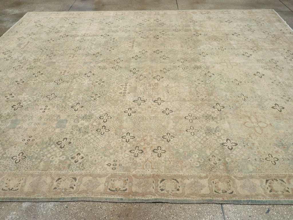 Vintage Persian Joshegan Room Size Carpet, No.31230 - Gsblank