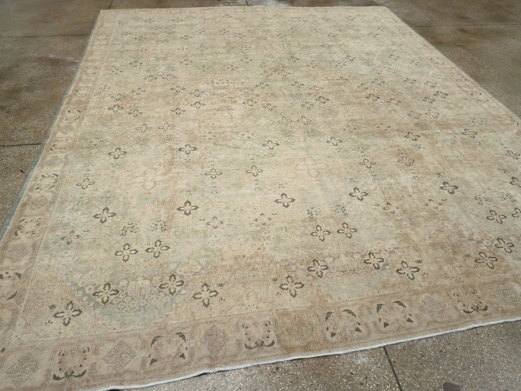 Vintage Persian Joshegan Room Size Carpet, No.31230 - Gsblank