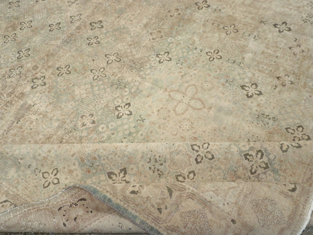 Vintage Persian Joshegan Room Size Carpet, No.31230 - Gsblank