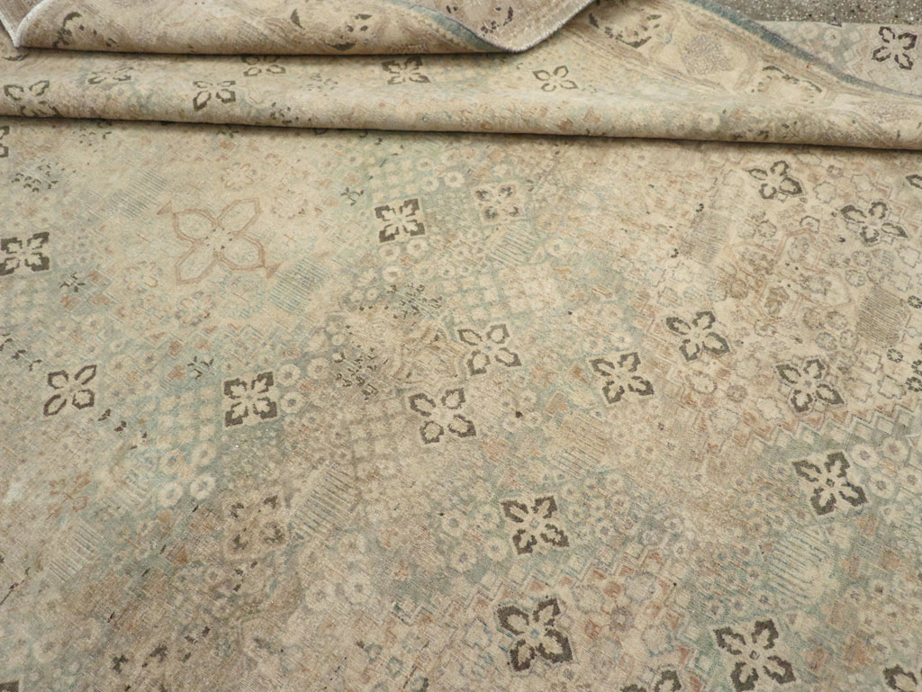 Vintage Persian Joshegan Room Size Carpet, No.31230 - Gsblank