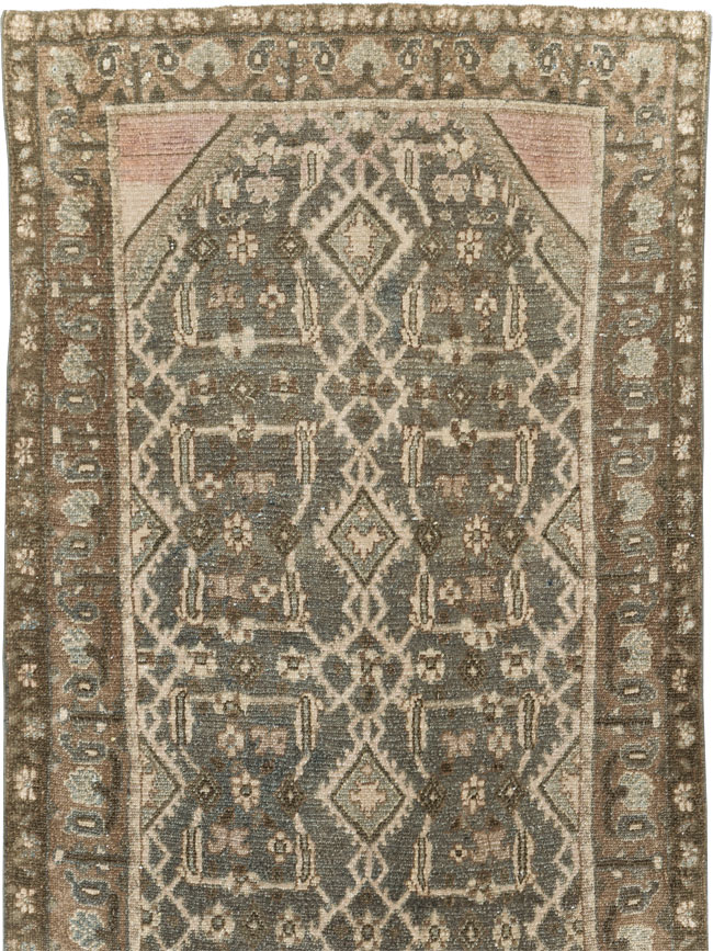 Vintage Persian Malayer Runner, No.31233 - Gsblank
