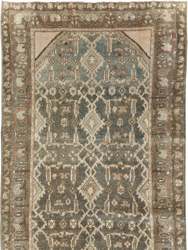 Vintage Persian Malayer Runner, No.31233 - Gsblank