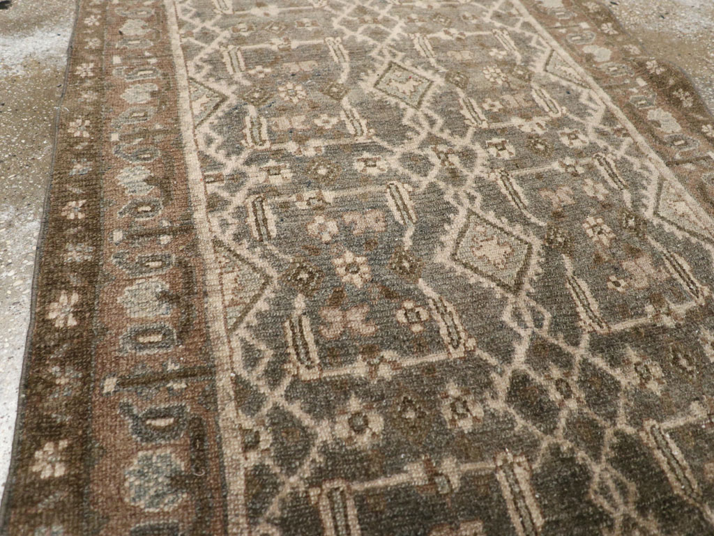 Vintage Persian Malayer Runner, No.31233 - Gsblank
