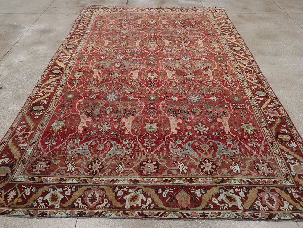 Antique Persian Bidjar Room Size Carpet, No.31234 - Gsblank