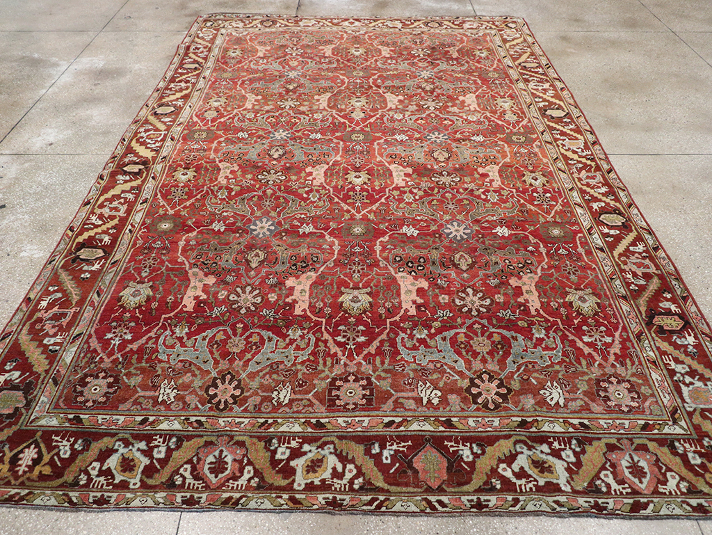 Antique Persian Bidjar Room Size Carpet, No.31234 - Gsblank