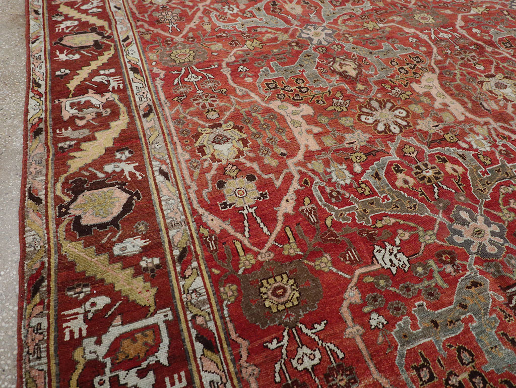 Antique Persian Bidjar Room Size Carpet, No.31234 - Gsblank