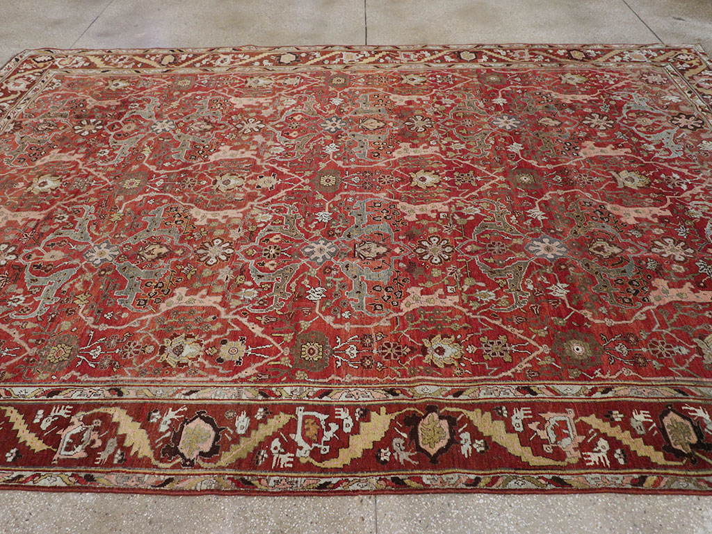 Antique Persian Bidjar Room Size Carpet, No.31234 - Gsblank