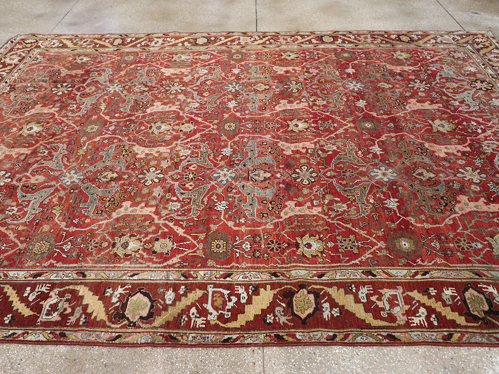 Antique Persian Bidjar Room Size Carpet, No.31234 - Gsblank