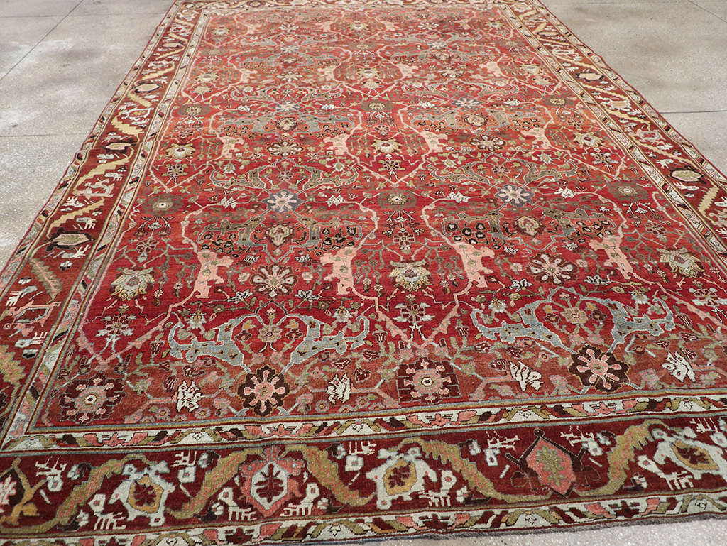 Antique Persian Bidjar Room Size Carpet, No.31234 - Gsblank