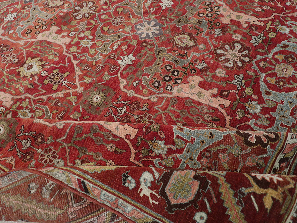 Antique Persian Bidjar Room Size Carpet, No.31234 - Gsblank