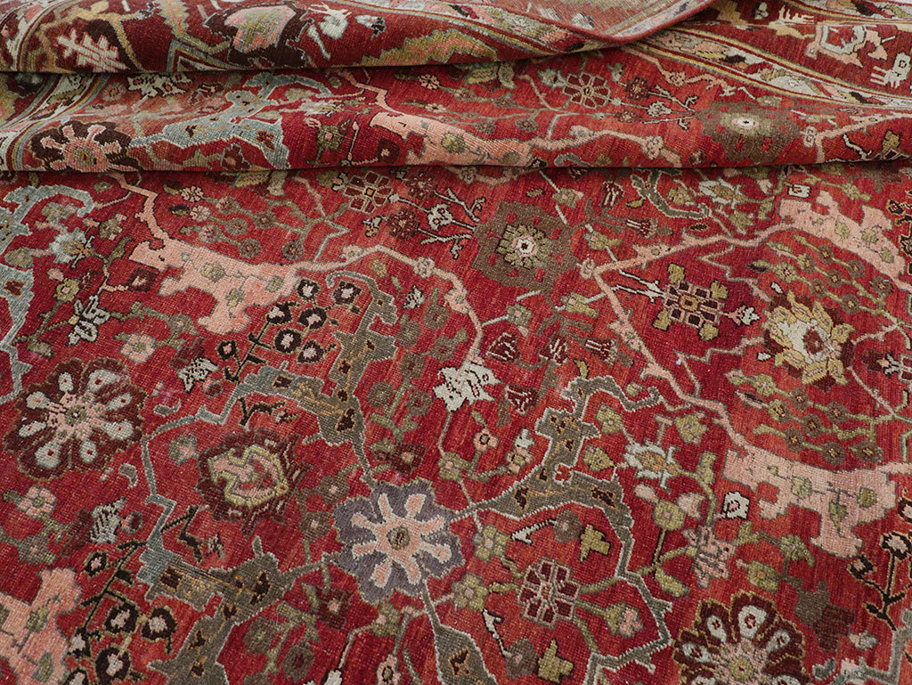 Antique Persian Bidjar Room Size Carpet, No.31234 - Gsblank