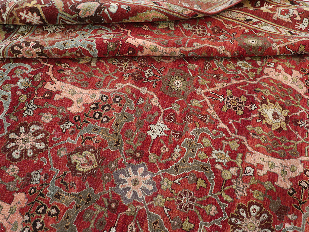 Antique Persian Bidjar Room Size Carpet, No.31234 - Gsblank