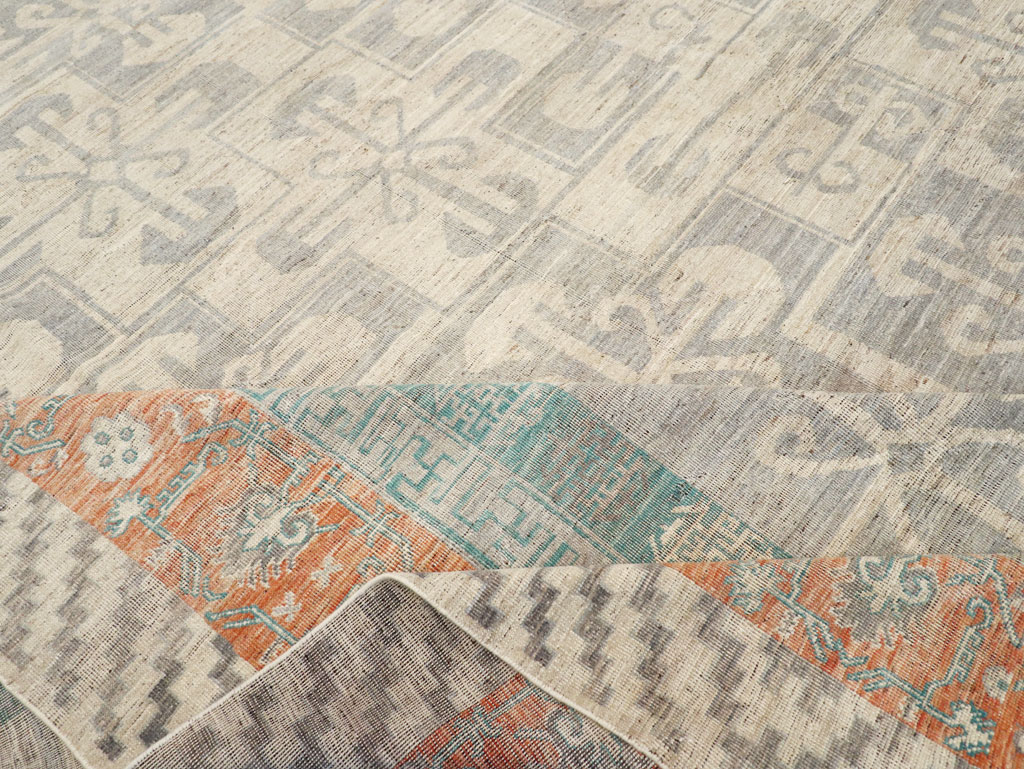 Modern East Turkestan Khotan Oversize Carpet, No.31235 - Gsblank