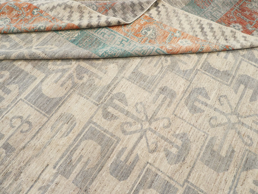 Modern East Turkestan Khotan Oversize Carpet, No.31235 - Gsblank