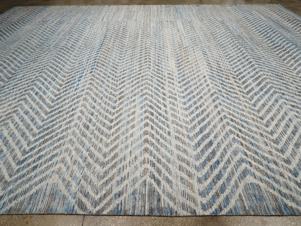 Modern Turkish Flatweave, No.31240 - Gsblank