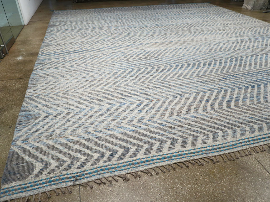 Modern Turkish Flatweave, No.31240 - Gsblank