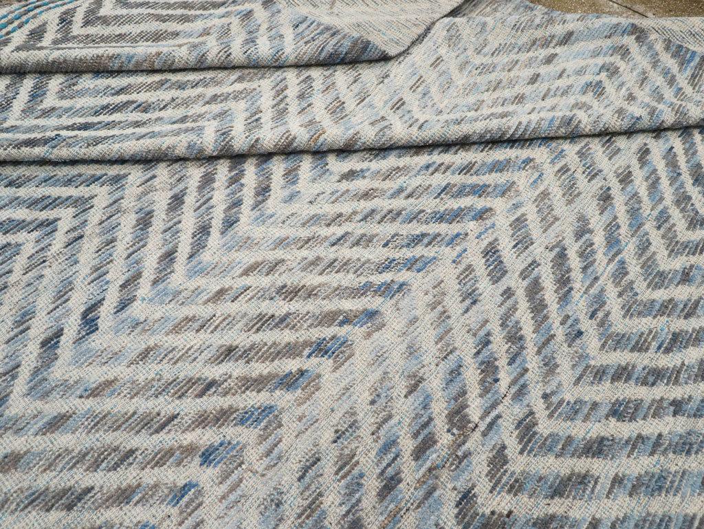 Modern Turkish Flatweave, No.31240 - Gsblank