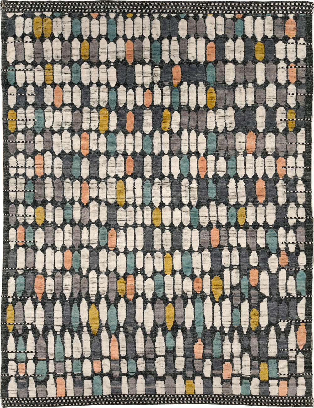 Modern Turkish Flatweave Kilim Large Room Size Carpet, No.31244 - Gsblank