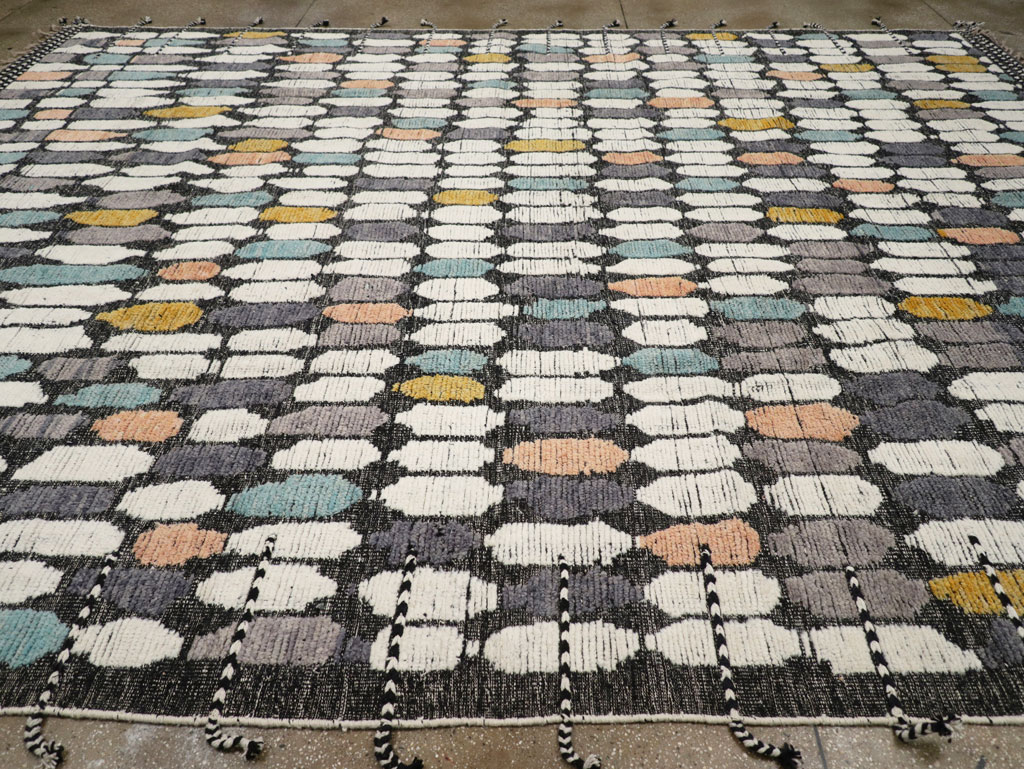 Modern Turkish Flatweave Kilim Large Room Size Carpet, No.31244 - Gsblank