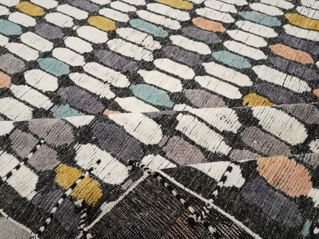 Modern Turkish Flatweave Kilim Large Room Size Carpet, No.31244 - Gsblank