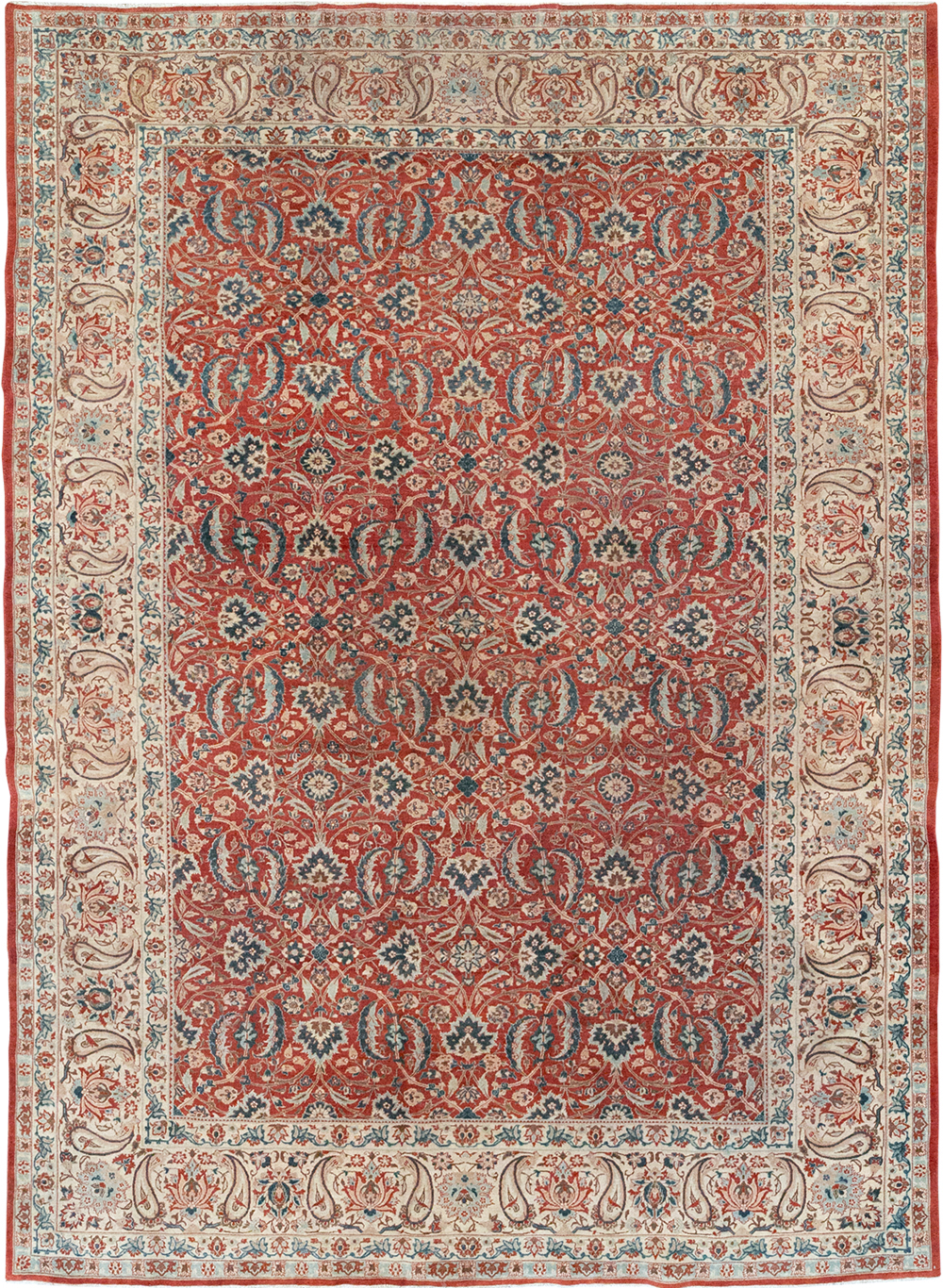 Vintage Persian Isfahan Room Size Carpet, No.31245 - Gsblank
