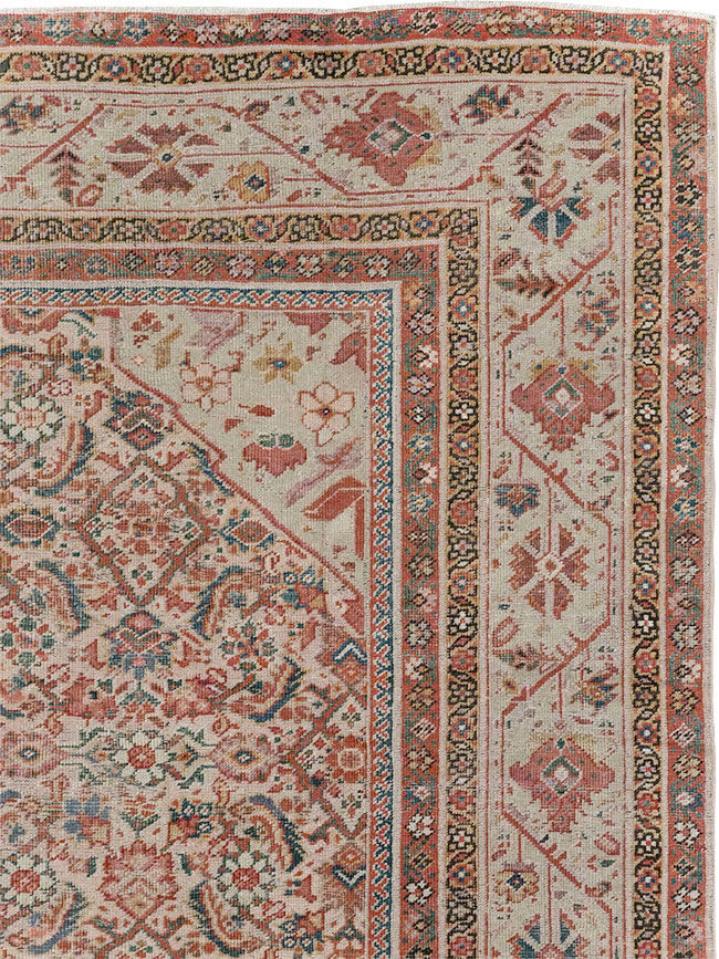 Antique Persian Fereghan Long and Narrow Gallery Carpet, No.31251 - Gsblank