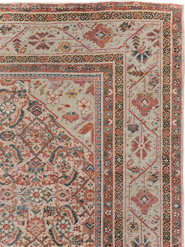 Antique Persian Fereghan Long and Narrow Gallery Carpet, No.31251 - Gsblank