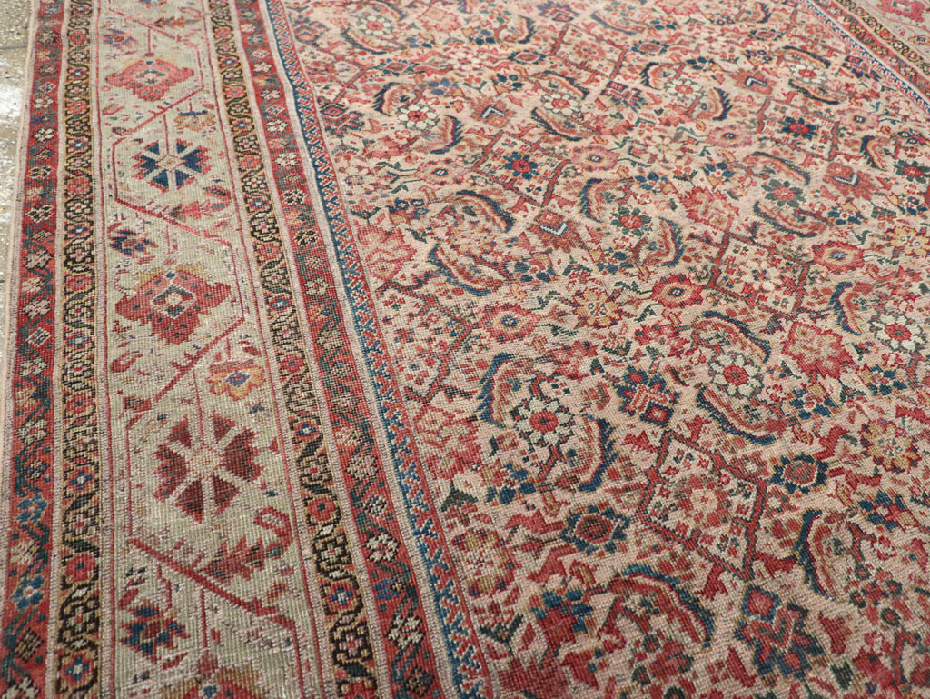 Antique Persian Fereghan Long and Narrow Gallery Carpet, No.31251 - Gsblank